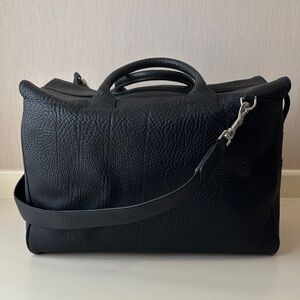 Mauro Governa Black Leather Bag